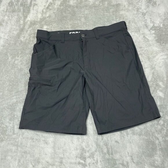 Eddie Bauer Mens Rainier Tech Shorts Size 38 Black Nylon/Spandex 6762 - Picture 1 of 8